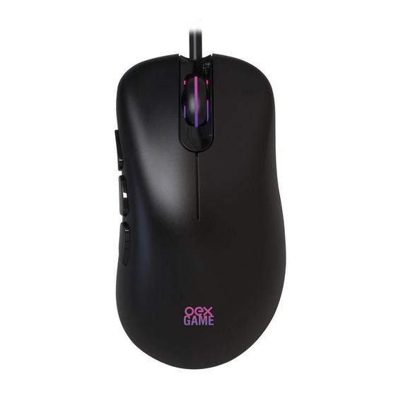 Imagem de Mouse Oex Gamer Adrik Ms321 8 Botões Macro 6400 Dpi