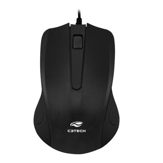 Mouse Óptico 1000Dpi Usb MS-20BK Preto - C3tech Menor preço em Mouse Óptico 1000Dpi Usb MS-20BK Preto - C3tech