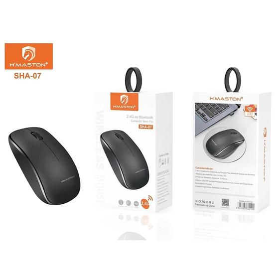 Imagem de Mouse óptico 2.4G Sem Fio SHA08 Maston Bluetooth Wireless