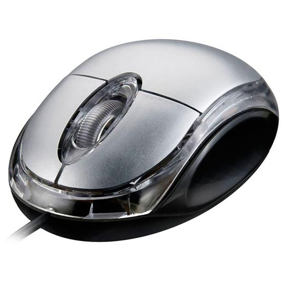 Imagem de Mouse Óptico 800dpi Multilaser c/Fio - MO006