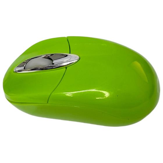 Imagem de Mouse Óptico Básico Verde Com Fio Usb Para Computador