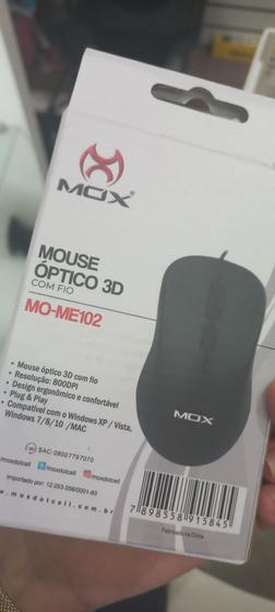 Mouse Óptico Led D3 Mo-me102 Mox