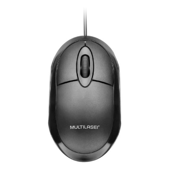 Imagem de Mouse Óptico com Fio Multilaser 1200 DPI MO300