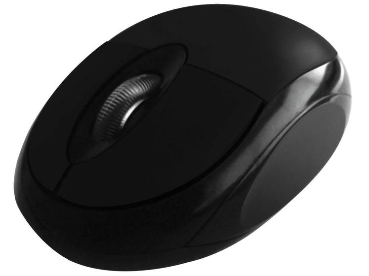 Mouse Usb Óptico Led 800 Dpis Mini Fit Preto Mo303c Newlink
