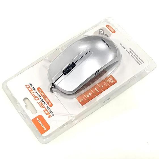 Imagem de Mouse Óptico Com Fio USB 1600dpi - ECOODA