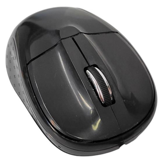 Imagem de Mouse Óptico Com Fio Usb Preto Básico Para Trabalho Em Pc