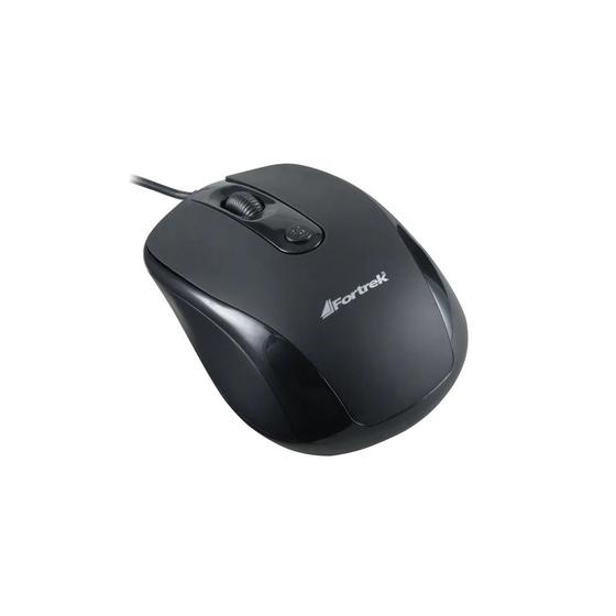 Mouse Óptico Fortrek OM-103 USB 2400 DPI - Preto Menor preço em Mouse Óptico Fortrek OM-103 USB 2400 DPI - Preto