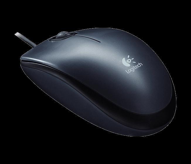 Imagem de Mouse Óptico Logitech M100 USB - Preto, com Fio