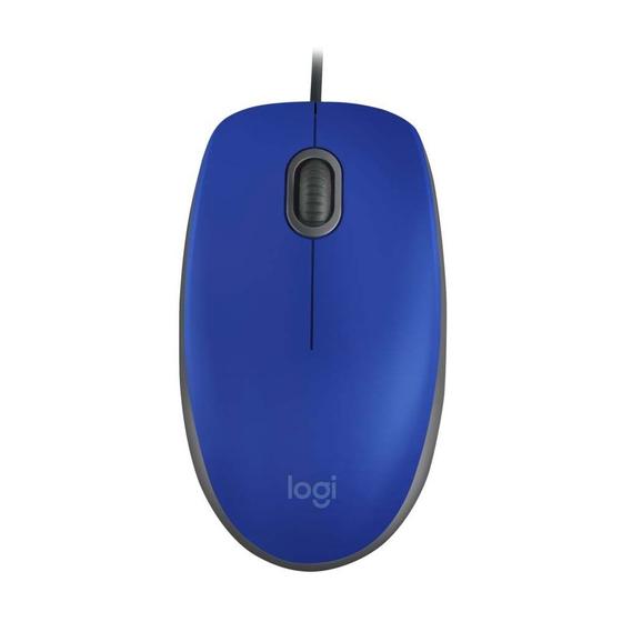 Imagem de Mouse optico m110 silent azul usb logitech