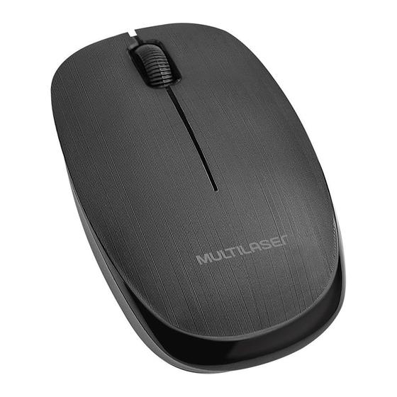Imagem de Mouse Óptico Multilaser MO251 USB Sem Fio 1200 DPI Preto
