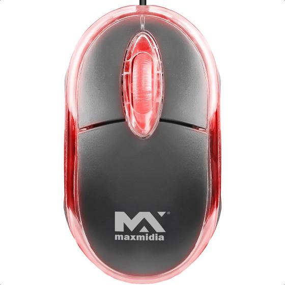 Imagem de Mouse optico Para Notebook PC Computador Com fio USB Rgb Led grip Confortavel 100mA 5v