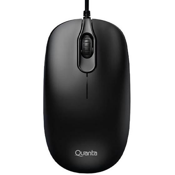 Imagem de Mouse Optico Quanta QTMO10 USB 1.200 Dpi - Preto