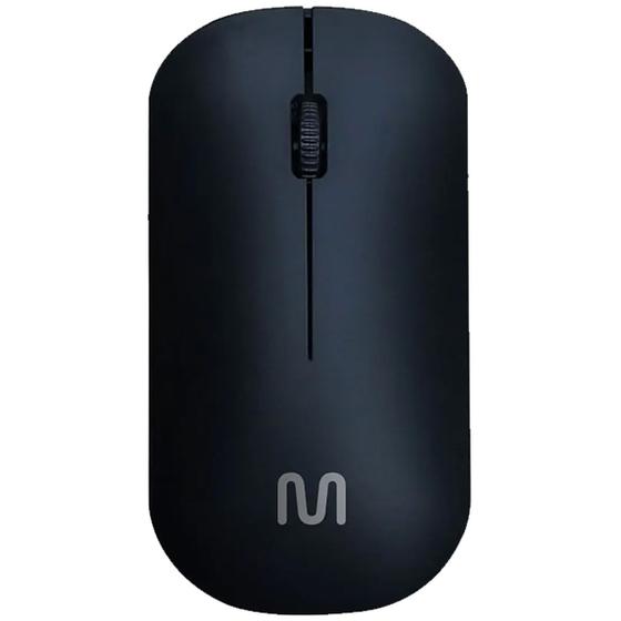 Imagem de Mouse óptico sem fio 1200 dpi box preto MO307 Multilaser