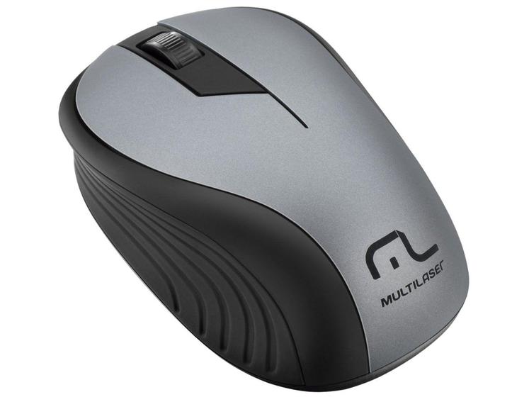 Imagem de Mouse Óptico Sem Fio 1200dpi - Multilaser MO213