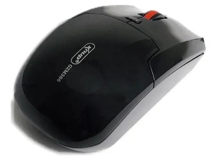 Imagem de Mouse Óptico Sem Fio 2.4Ghz Pc Notebook 1600 Dpi Gzm386 Knup