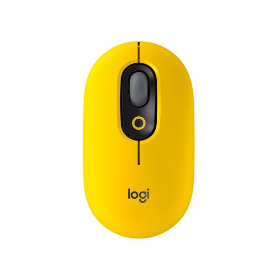 Imagem de Mouse Óptico Sem Fio Logitech POP - com Emojis Personalizáveis