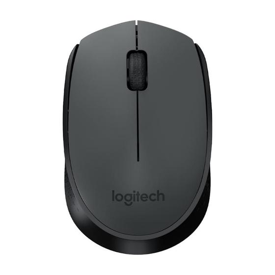 Imagem de Mouse optico sem fio m170 ergonômico original logitech preto