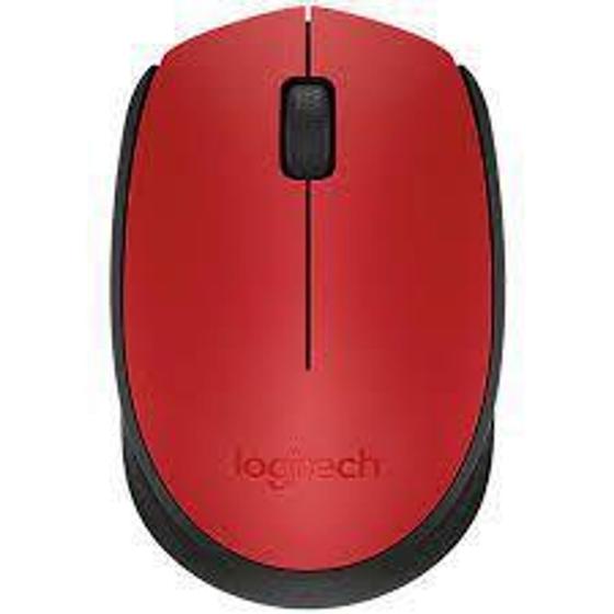 Imagem de Mouse Optico sem Fio M170 Vermelho Logitech - Blister