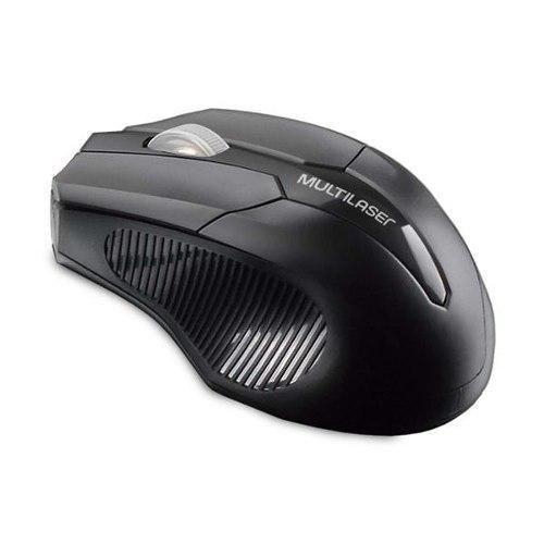Mouse Óptico Sem Fio Multilaser Anatomico Preto Barato - Mouse sem Fio ...