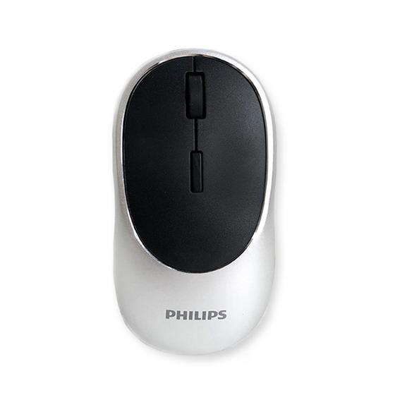 Imagem de Mouse Óptico Sem Fio Recarregável Wireless 2000 DPI USB Philips