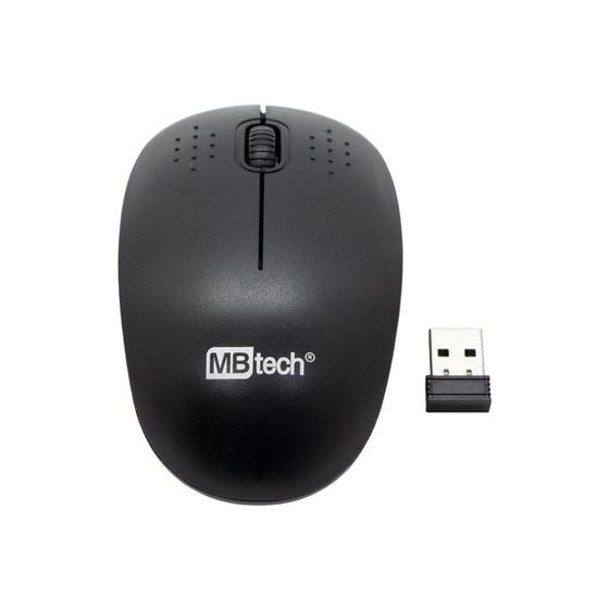 Imagem de Mouse Óptico Sem Fio Wireless M-Four 1000DPI Usb 3.0 MBTech