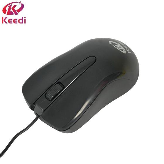 Imagem de Mouse Óptico Smart com Fio 1.25M Ergonômico Keedi MOU901 1200dpi