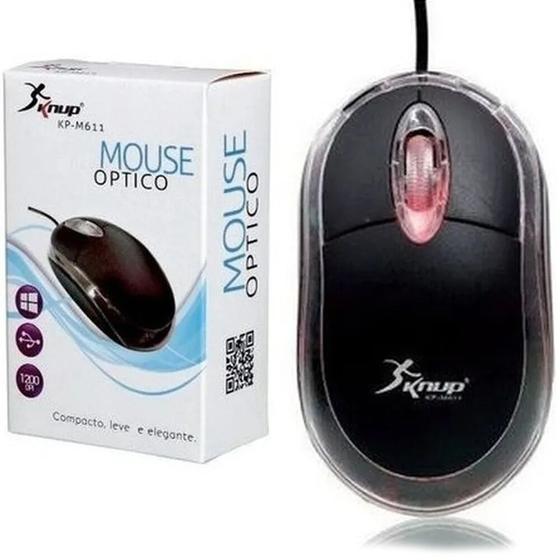 Imagem de Mouse Óptico Usb 2.0 3 Botões 1200 Dpi - KP-M611