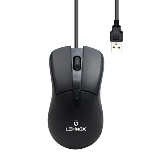 Imagem de Mouse Óptico Usb 3 Botões Lehmox