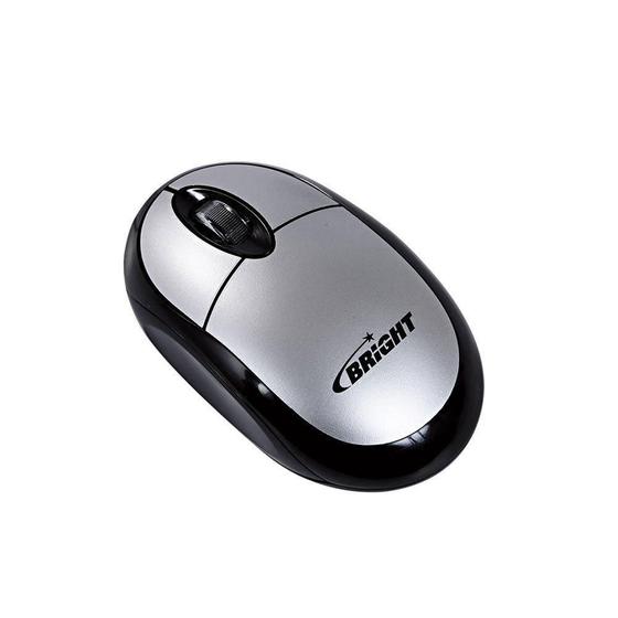 Imagem de Mouse Óptico Usb 800 Dpi Prata Espanha 0107 Bright 01Un