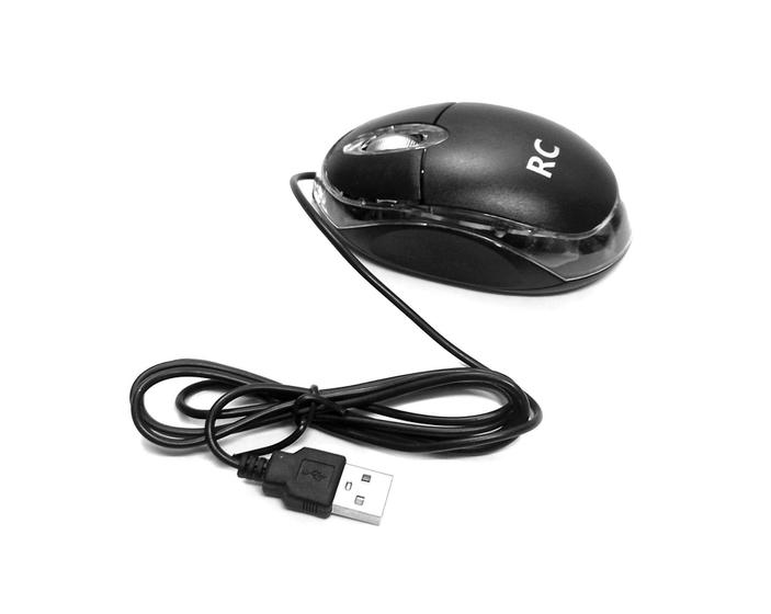 Imagem de Mouse óptico USB com fio para PC, notebook e DVR