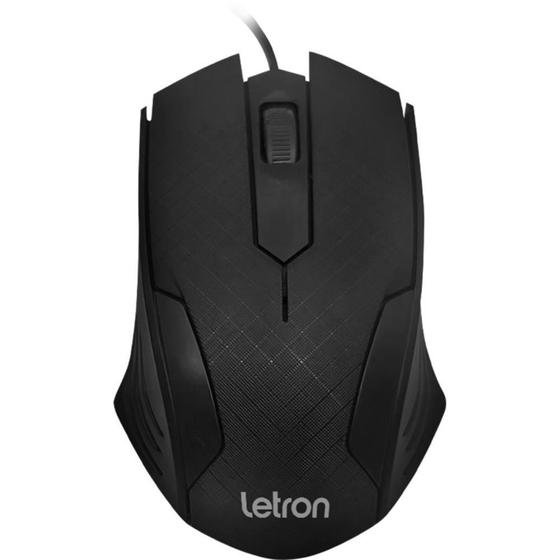 Imagem de Mouse Optico USB Letron 1200DPI Squares PT