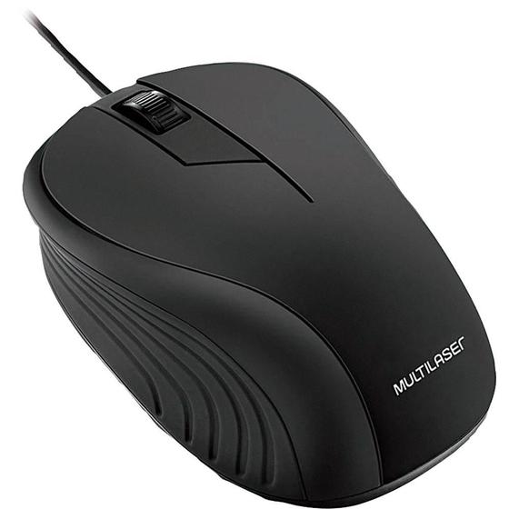 Imagem de Mouse Óptico USB Multilaser MO222 Preto