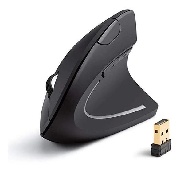 Mouse Óptico Vertical Ergonômico Sem Fio Previne Tendinite Menor preço em Mouse Óptico Vertical Ergonômico Sem Fio Previne Tendinite