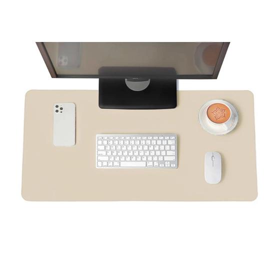 Imagem de Mouse Pad 90x40cm Desk Pad Grande Tapete De Mesa Para Escritório Trabalho Em Sintético Palha