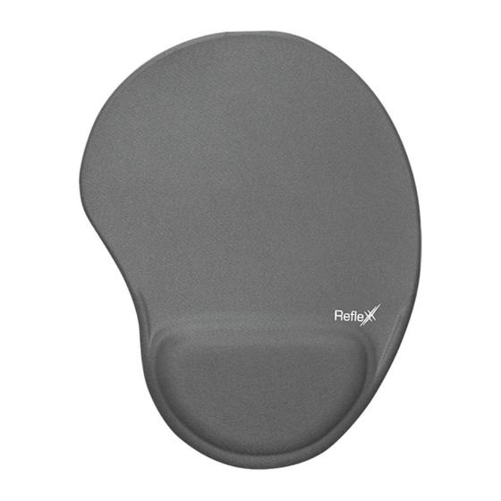Imagem de Mouse Pad com Apoio Cinza Ergonômico - Reflex