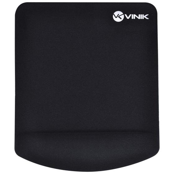 Mouse pad com apoio de pulso em gel mpg02p preto (29353) VINIK