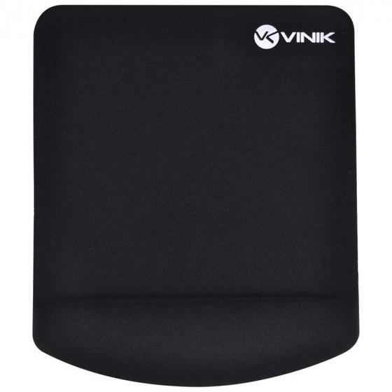 Imagem de Mouse pad com apoio de pulso em gel mpg-02p preto (29353)