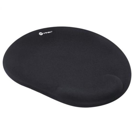 Imagem de Mouse pad com apoio em gel e base emborrachada preto - mpg-01p (30984) - VINIK