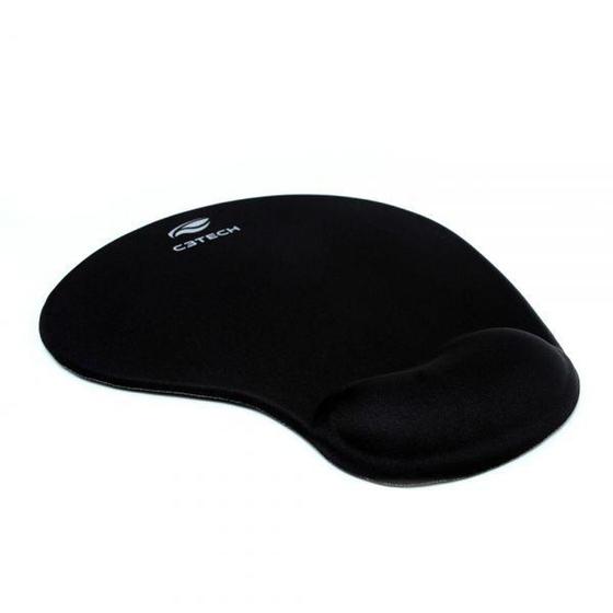 Mouse Pad com Apoio em Gel MP200 Preto C3Tech C3 Tech Mouse Pad