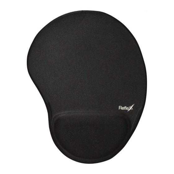 Imagem de Mouse Pad com Apoio Preto Ergonômico - Reflex