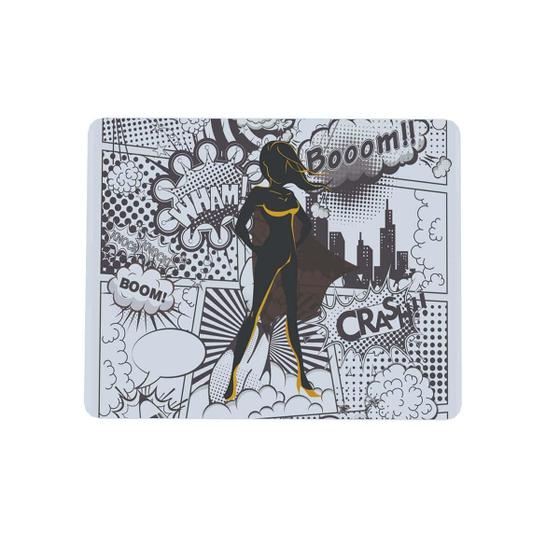 Imagem de Mouse Pad Criativo Retangular 22X18 Comics Heroína