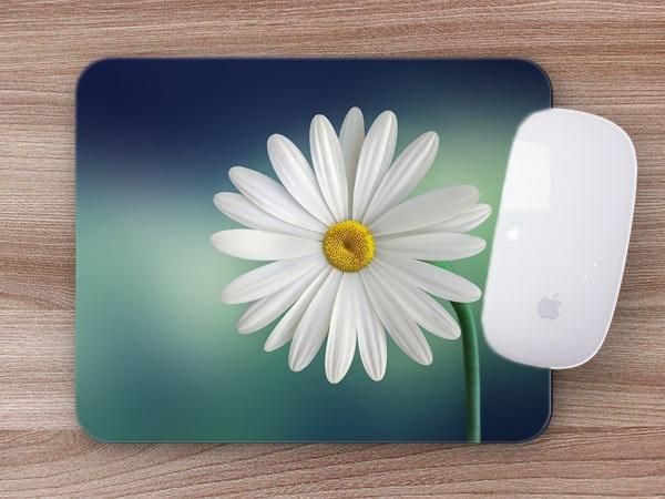 Imagem de Mouse Pad Emborrachado Personalizado Coleção Estampas Flores Floral