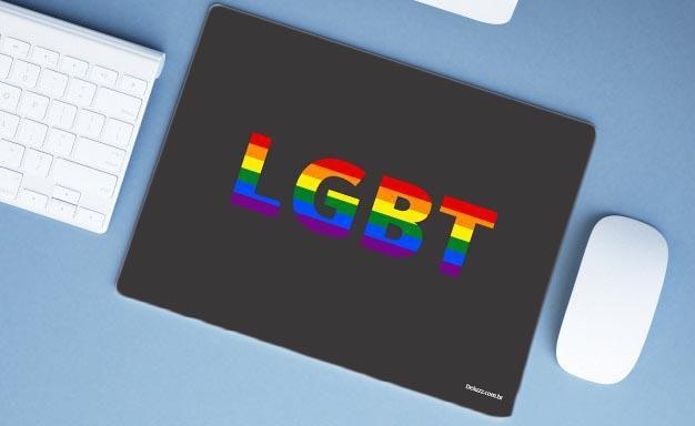 Imagem de Mouse Pad Emborrachado Personalizado Coleção Estampas LGBTQIA+, 40 x 30