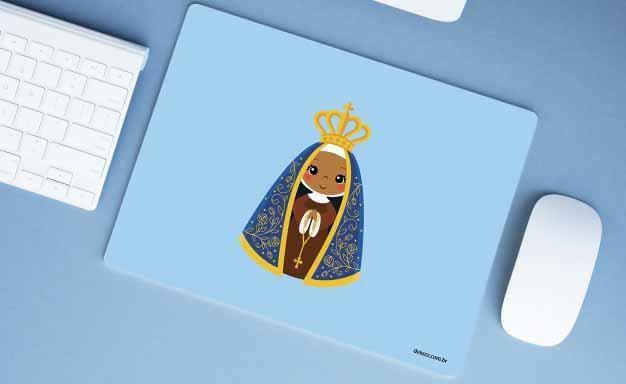 Imagem de Mouse Pad Emborrachado Personalizado Grande Nossa Senhora Aparecida