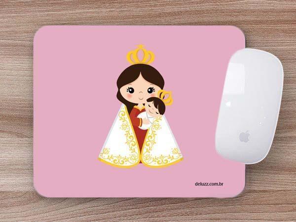 Imagem de Mouse Pad Emborrachado Personalizado Nossa Senhora de Nazaré