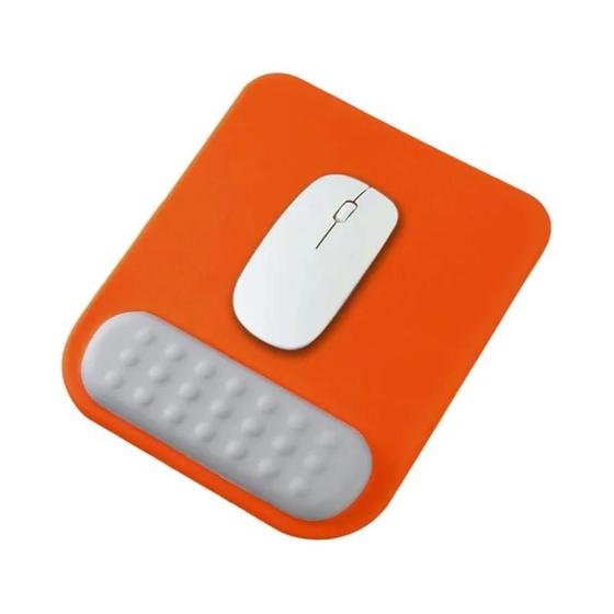 Imagem de Mouse Pad Ergonômico Antiderrapante De Silicone Para Jogos Com Descanso De Pulso De Espuma