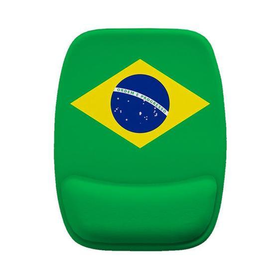 Imagem de Mouse Pad Ergonomico Bandeira do Brasil