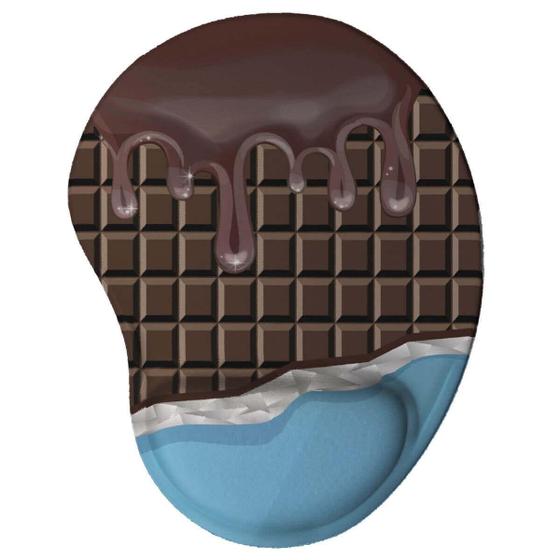 Imagem de Mouse Pad Ergonômico Chocolate Presente Criativo