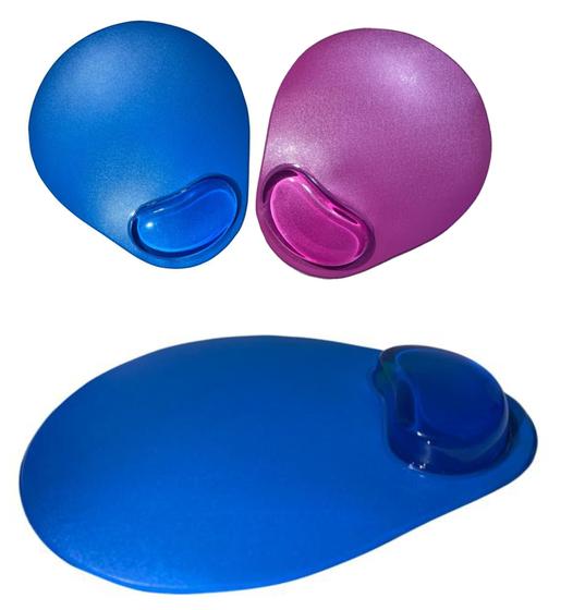 Imagem de Mouse pad Ergonômico com apoio de punho em gel base de PVC