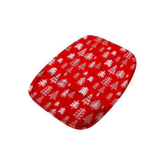 Imagem de Mouse Pad Ergonomico Feliz Natal Arvores Vermelho